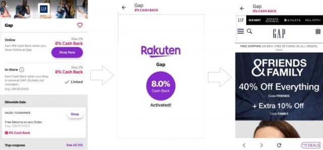 Proceso de Rakuten