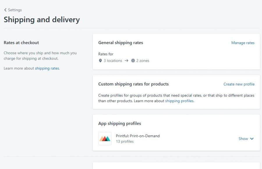manage and shop orders
