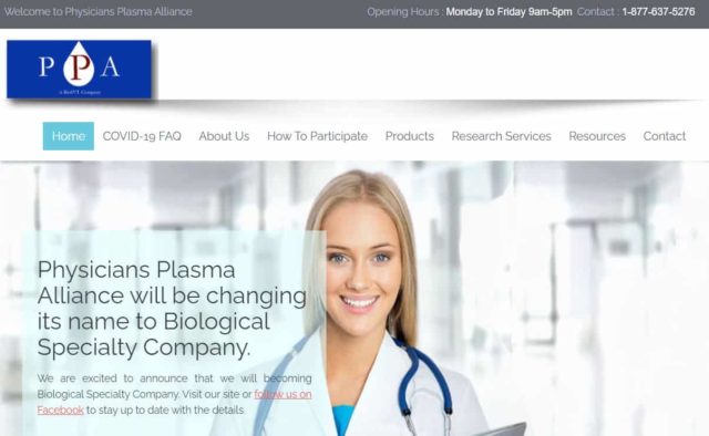 Physicians Plasma Alliance