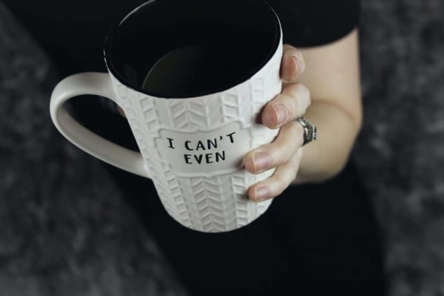 Coffee mug slogan