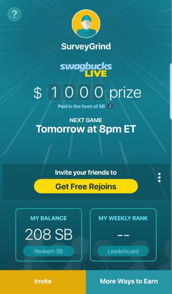 Swagbucks LIVE