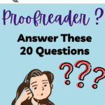 20-Question Proofreading Quiz