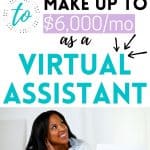 how to make money as a virtual assistant