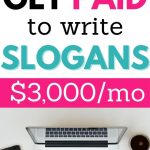 Get Paid to Write Slogans