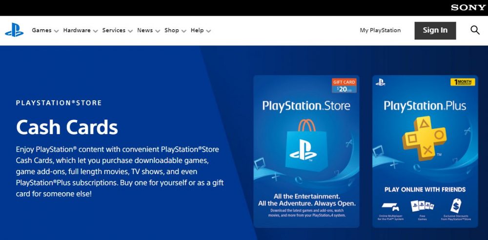 playstation store card free