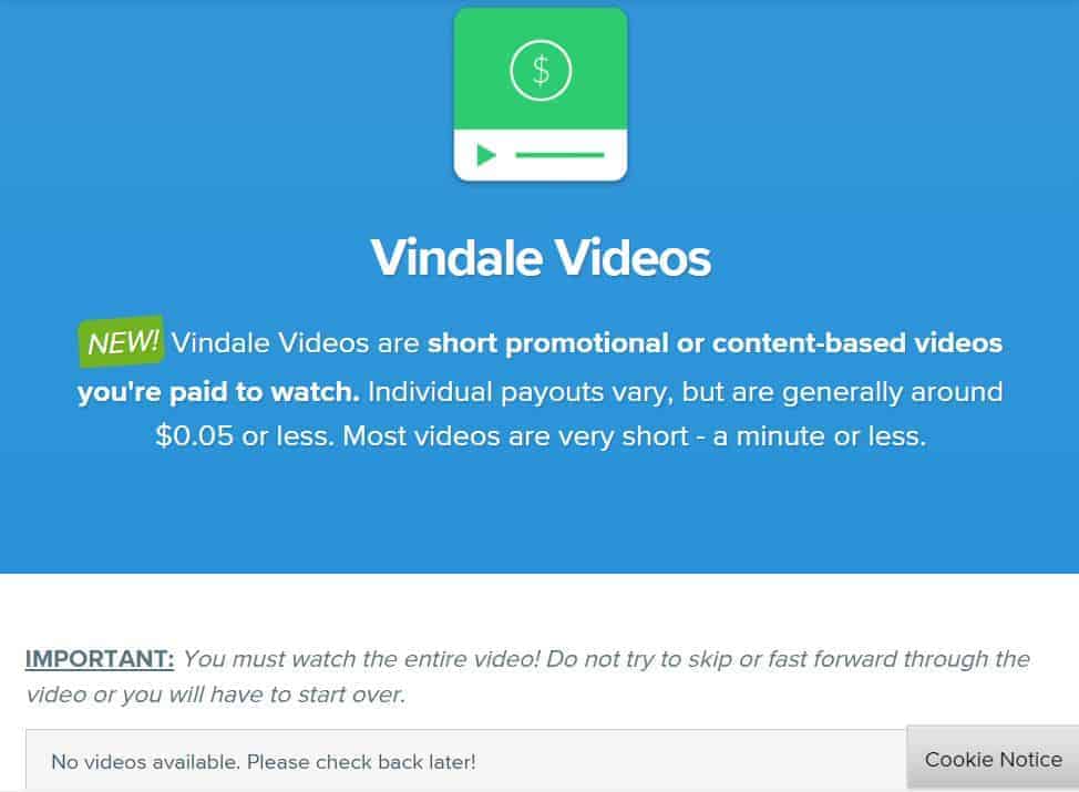 Vindale Videos