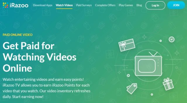 iRazoo Get Paid to Watch Videos Online
