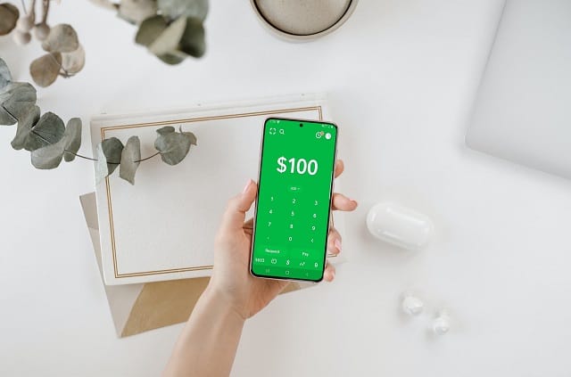 Cash App on a smartphone
