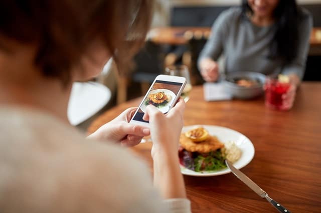 Woman getting paid to eat