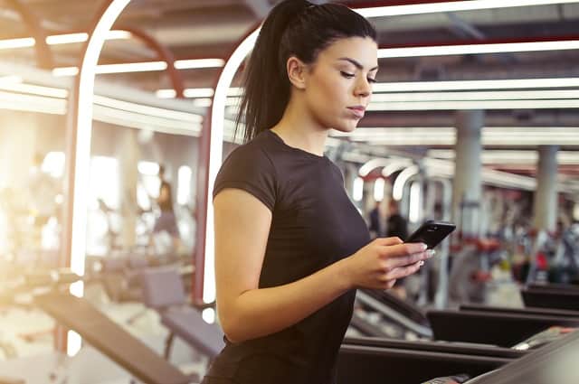 Woman getting paid while exercising