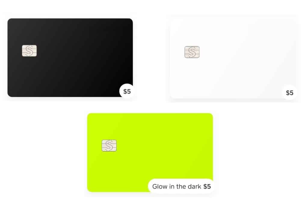 Base Cash Card Design Options