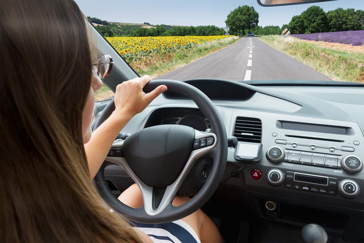 Woman getting paid to drive a car across the country