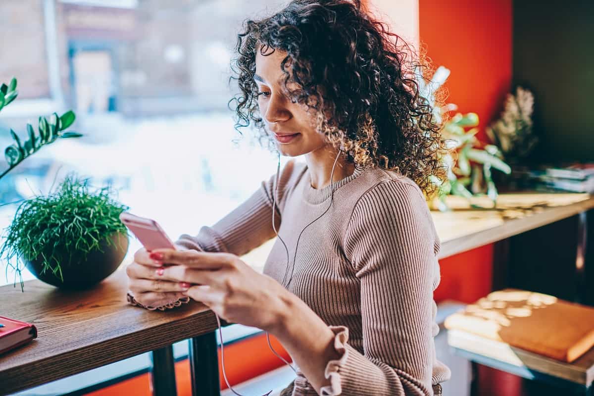 Woman getting paid to watch videos on YouTube