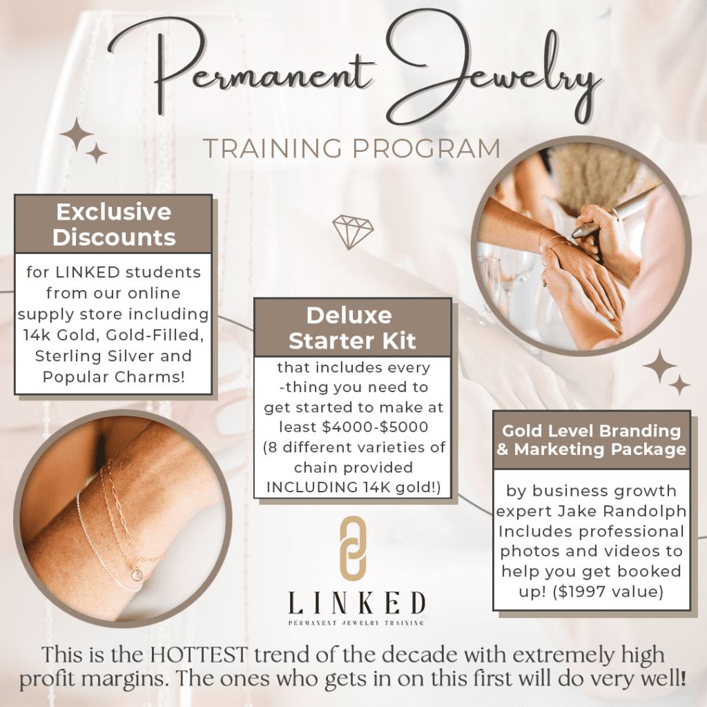 LINKED Permanent Jewelry Training details