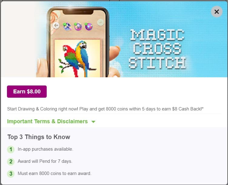 Magic Cross Stitch on InboxDollars